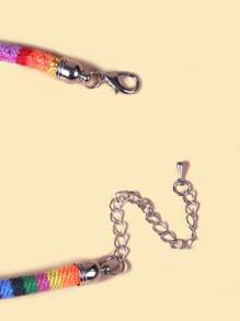 Cartoon Pendant Pet Necklace - Multicolor - View 4