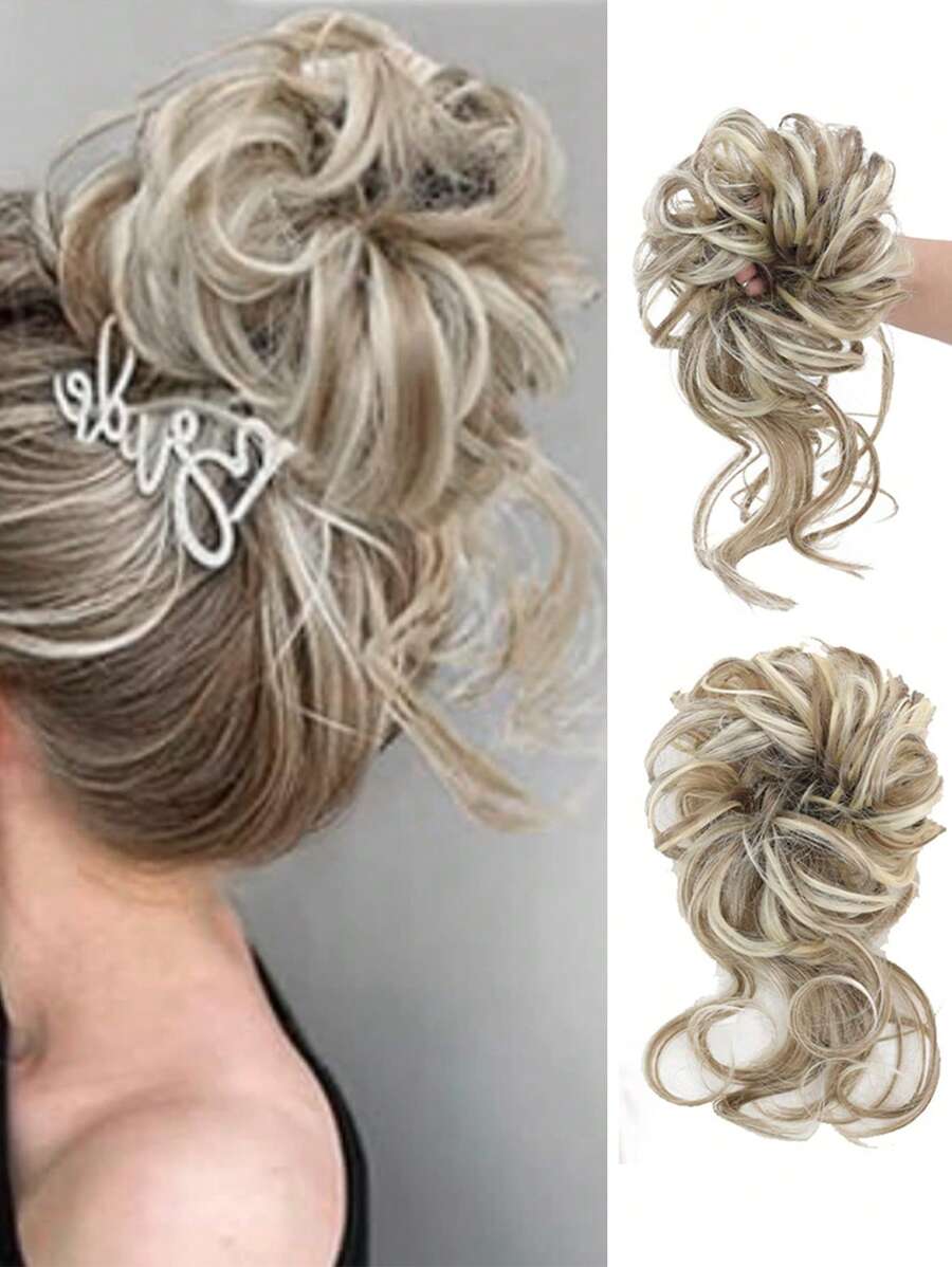 假髮圈合成接髪 - 彩色 - 查看 1