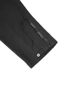 Manfinity Homme Men Flap Pocket Drawstring Waist Cargo Trousers - Black - View 4