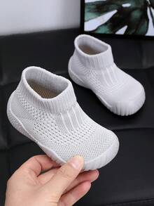 Bebé Zapatos para caminar transpirable suave para primavera & otoño - Gris - Ver 2