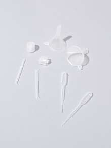 6件套香水分装工具套装，适用于小型旅行装可填充香水喷雾瓶，价格实惠，适合作为圣诞礼物、化妆品、化妆工具等。 - 無色 - 查看 1