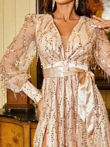 Missord Đầm Dự Tiệc Nữ - Rượu sâm banh - Xem 4