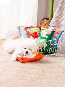 1 Gói Đồ ăn nhẹ Thiết kế Thú cưng Sang trọng Đồ chơi Sonic cho Chó - trái cam - Xem 2