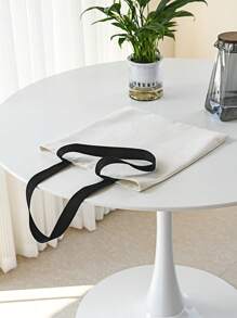 貓樣式學院風購物袋 - 彩色 - 查看 4