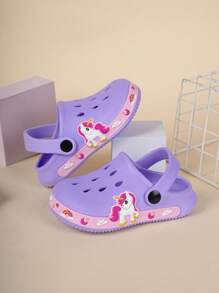 Dép đi trong nhà/đi biển EVA dành cho nữ Unicorn Design, màu tím - Màu tím - Xem 4