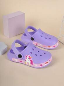 Dép đi trong nhà/đi biển EVA dành cho nữ Unicorn Design, màu tím - Màu tím - Xem 8