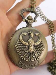Chi tiết chữ Đồng hồ bỏ túi Quartz - Đồng - Xem 1