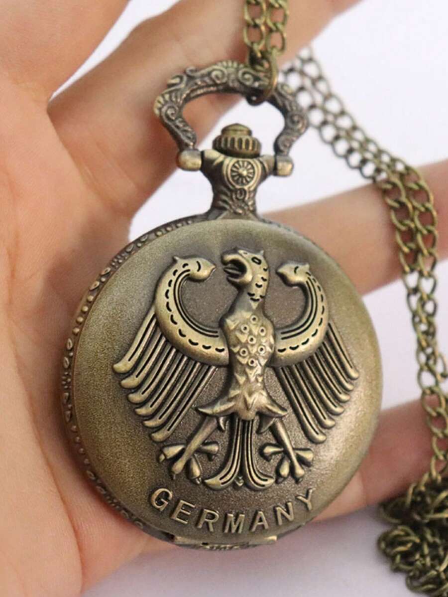 Chi tiết chữ Đồng hồ bỏ túi Quartz - Đồng - Xem 1