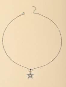 Collar accesorio de estrella - Plateado - Ver 3