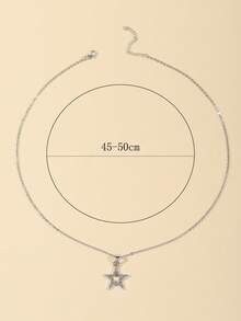 Collar accesorio de estrella - Plateado - Ver 4