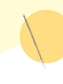 1 pieza Aguja para el acné de acero inoxidable - Plateado - Ver 1