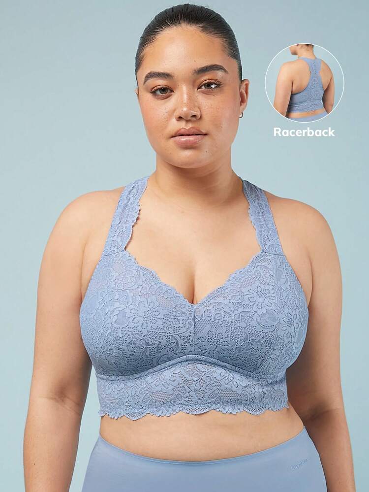 Lingerie Full Coverage Racerback Lounge Lace Bra Corset
