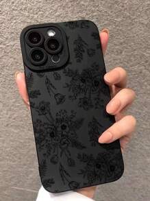 Flower Pattern Phone Case Compatible With iPhone15/15Plus/15Pro/15Promax
