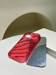 Funda de teléfono antichoque transparente con efecto espejo, resistente al agua y a los arañazos - Rosa Fucsia - Ver 7
