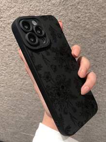 Flower Pattern Phone Case Compatible With iPhone15/15Plus/15Pro/15Promax