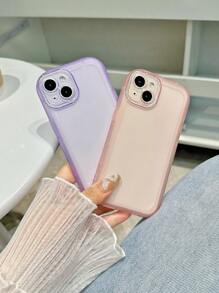 2pcs Clear Anti-fall Phone Case - Multicolor - View 2