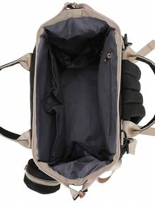 Baby Quilted Detail Diaper Bag - Black - View 3