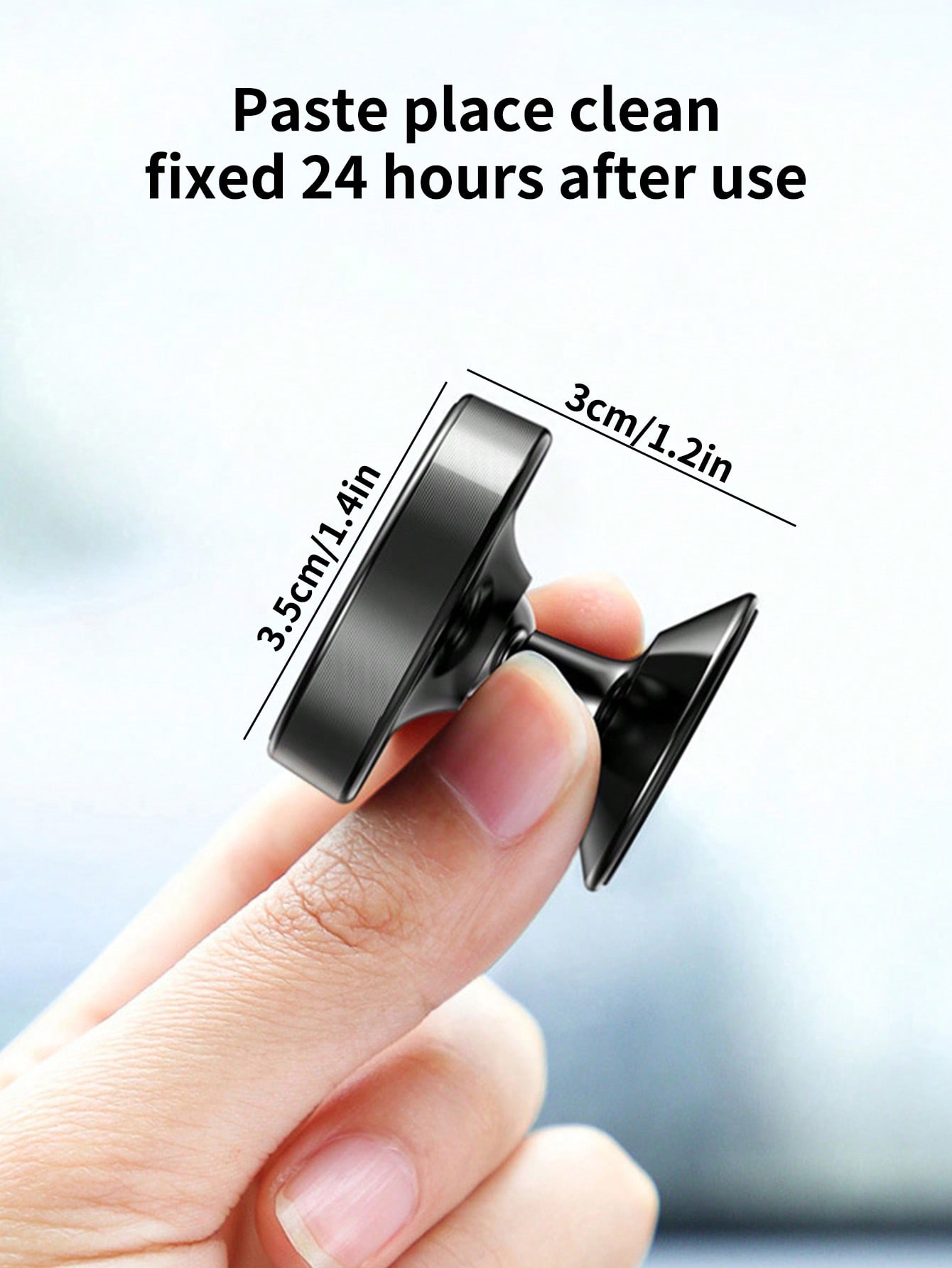 حامل هاتف سيارة مغناطيسي دائري بجبس قوي لتثبيت اله...