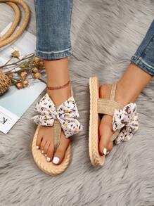 女士平底涼鞋 - 彩色 - 查看 3