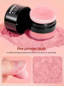 FOMIX 腮紅棒,氣墊設計柔軟蘑菇腮紅持久防水膏狀腮紅彩妝面部臉頰腮紅修容