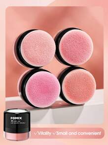 FOMIX 腮紅棒,氣墊設計柔軟蘑菇腮紅持久防水膏狀腮紅彩妝面部臉頰腮紅修容