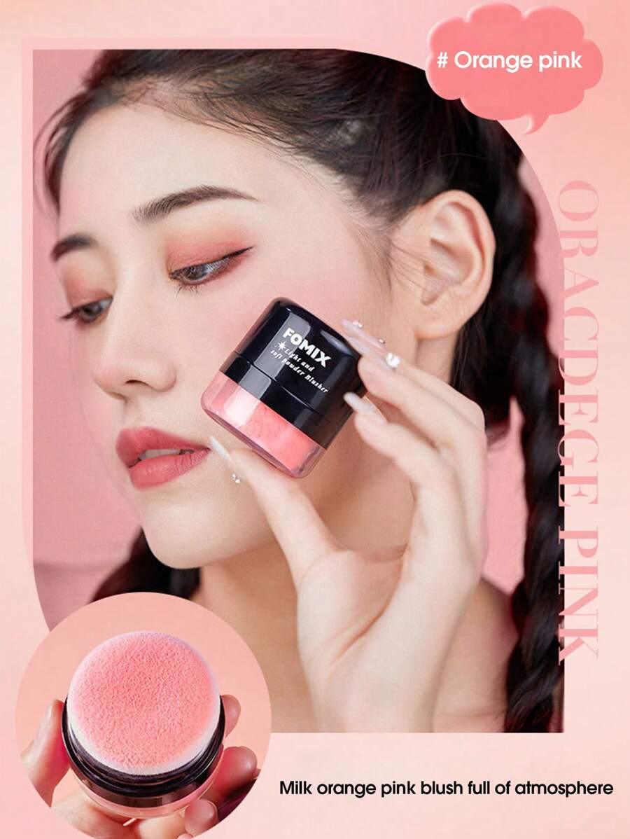 FOMIX 腮紅棒,氣墊設計柔軟蘑菇腮紅持久防水膏狀腮紅彩妝面部臉頰腮紅修容