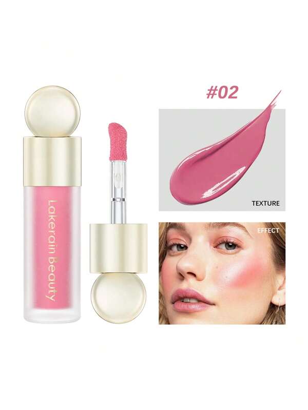 Liquid Blush,1Pc LongWearing Highly Pigmented Blush Natural