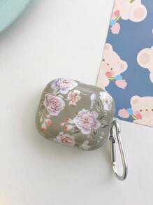 Vintage Style Matcha Green Flower Shaped Button - Multicolor - View 2