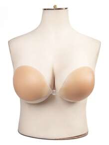 Plus 1pair Silicone Nipple Cover - Apricot - View 1