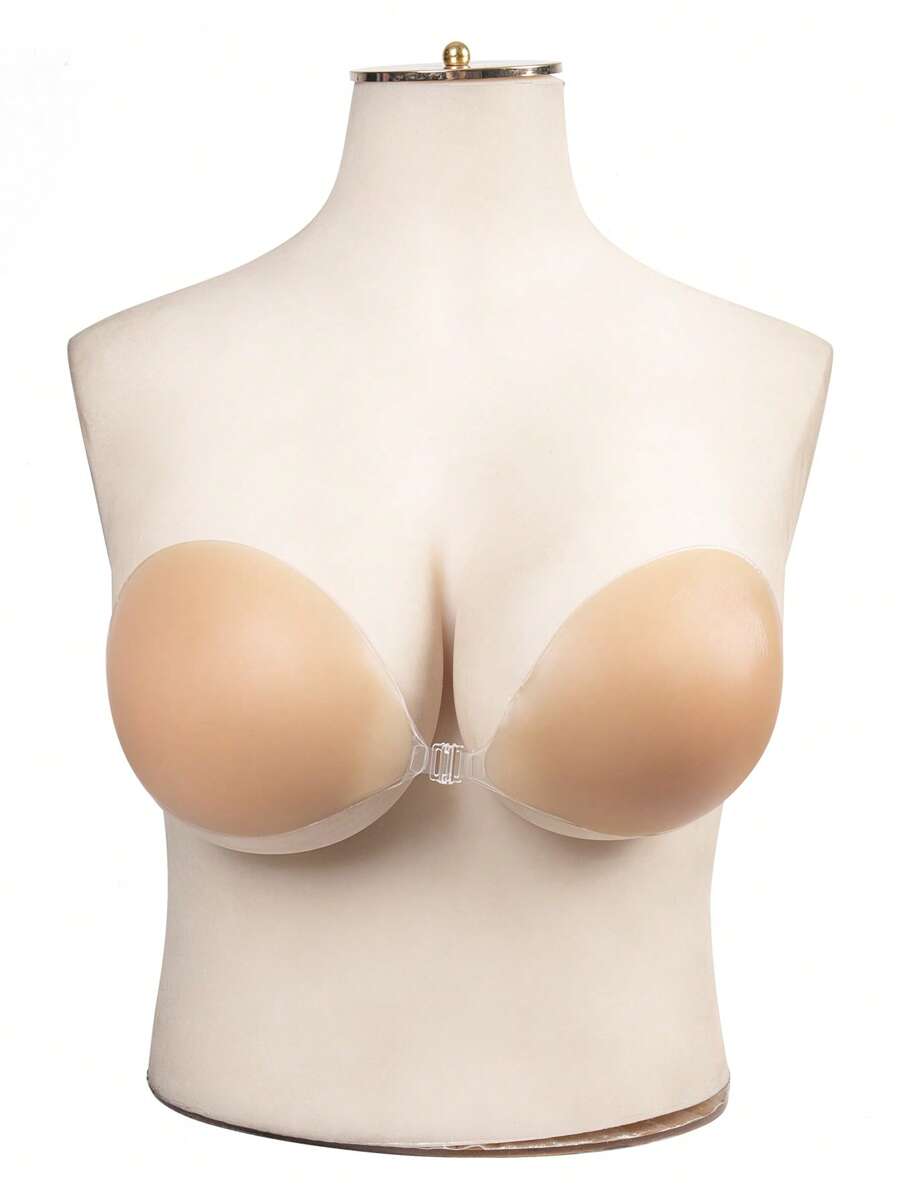 Plus 1pair Silicone Nipple Cover - Apricot - View 1