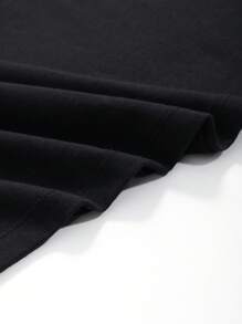 DAZY Men Cotton Solid Raglan Sleeve Tee