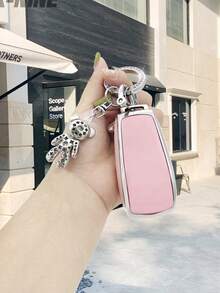 Hộp đựng chìa khóa ô tô - Hồng - Xem 2