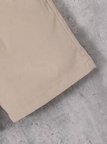 SHEIN Bộ thời trang bé trai Dây kéo Túi Slogan Giải trí - Nhiều màu - Xem 4