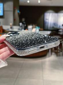 Vỏ điện thoại trang trí rhinestone - Nhiều màu - Xem 4