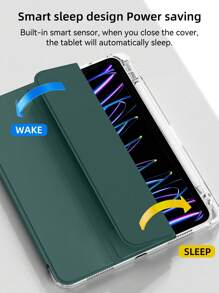 DANYCASE 保护壳适用于 iPad A16 2025 Air 11 13M3 2025 Mini 7 A17Pro 2024 Air 11 13 M2 2024 Pro 11 13 M4 2024 Pro 12.9 7/8/9th 10.2 10th 10.9 Air 4 5 10.9 Pro 11 4/5/6th Mini 6 兼容三星 - 墨綠色 - 查看 5