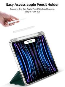 DANYCASE 保护壳适用于 iPad A16 2025 Air 11 13M3 2025 Mini 7 A17Pro 2024 Air 11 13 M2 2024 Pro 11 13 M4 2024 Pro 12.9 7/8/9th 10.2 10th 10.9 Air 4 5 10.9 Pro 11 4/5/6th Mini 6 兼容三星 - 墨綠色 - 查看 6