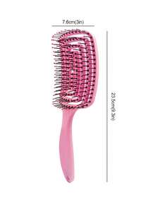 1 pieza Peine de pelo hueco - Rosa - Ver 3