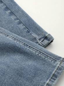 DAZY High Waist Straight Leg Jeans