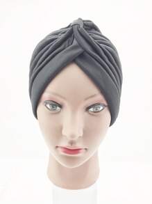 1pc Hair Styling Wrap Hat - Black - View 1