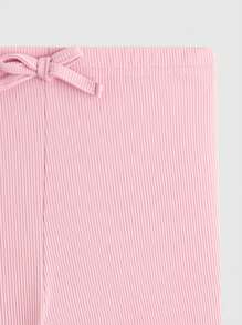 SHEIN Toddler Girls 4pcs Bow Front Biker Shorts