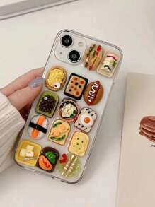 Ốp lưng điện thoại TPU chống sốc họa tiết thực phẩm 3D độc đáo mới tương thích với iPhone 11/12/13/14/15/16 Pro Max - Nhiều màu - Xem 8