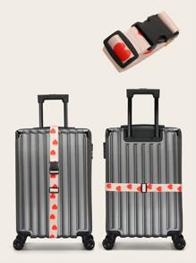 1条可调节密码锁旅行行李带，行李安全锁，防盗行李带，捆绑带，学生行李带，行李打包带，带扣行李绳，适用于旅行、飞行、商务出行，可用于手提包、行李箱、背包、旅行包 - 卡其色 - 查看 1