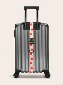 1条可调节密码锁旅行行李带，行李安全锁，防盗行李带，捆绑带，学生行李带，行李打包带，带扣行李绳，适用于旅行、飞行、商务出行，可用于手提包、行李箱、背包、旅行包 - 卡其色 - 查看 5