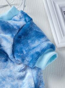 PETSIN 1pc Tie Dye Pattern Pet Sweatshirt For Cats & Dogs - Multicolor - View 7