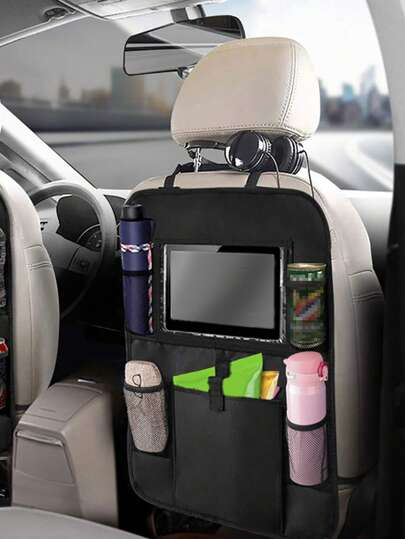 Bolsa De Almacenamiento Para Respaldo De Silla: 2 Estilos Enviados Al Azar