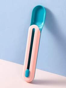 1入組撞色湯匙適用於貓適用於餐飲餵養 - 粉色 - 查看 3