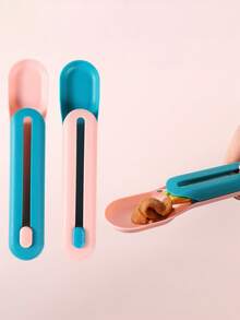 1入組撞色湯匙適用於貓適用於餐飲餵養 - 粉色 - 查看 6