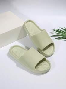 時尚綠色拖鞋適用於極簡風格單帶拖鞋 - 橄欖綠 - 查看 3