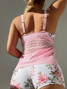 Bãi biển mùa hè Tankini in hoa rỗng - Nhiều màu - Xem 2