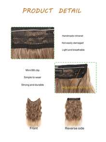 Clip In Long Curly Synthetic Hair Extension